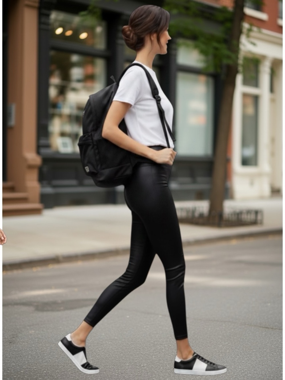 Christian Siriano Faux Leather Leggings - Size XL